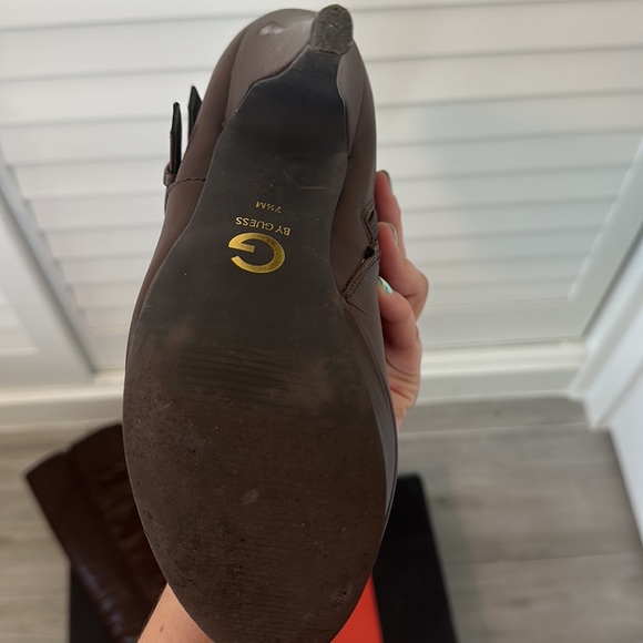 Guess Dark Brown Danjer Knee High Boots - Picture 3 of 7